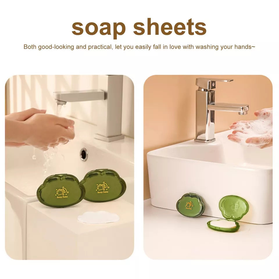 Set Of 50 Mini Paper Soap, Disposable Hand Paper Soap, Travel Soap Paper Sheet, Scented Slice Sheets, Pocket Soaps for Hand Wash Set Of 50 Mini Paper Soap, Disposable Hand Paper Soap, Travel Soap Paper Sheet, Scented Slice Sheets, Pocket Soaps for Hand Wash